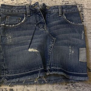 bebe Blue Jean Shorts